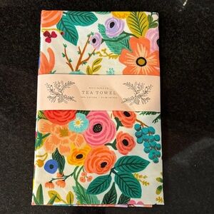 Rifle Paper Co. Colorful Floral Tea Towel